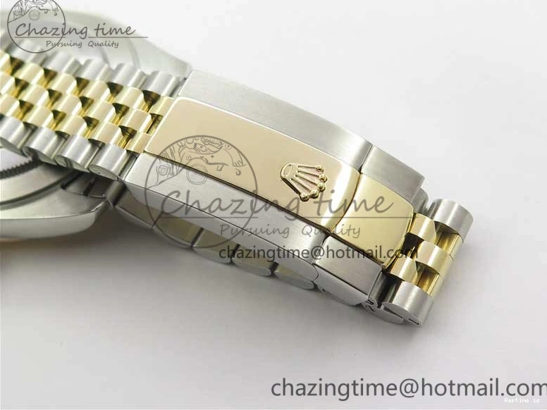 1219 DateJust 41 126333 SS YG Wrapped WWF Best Edition Gray Roman Makers Dial on SS YG Wrapped Jubilee Bracelet A Sporty 3127